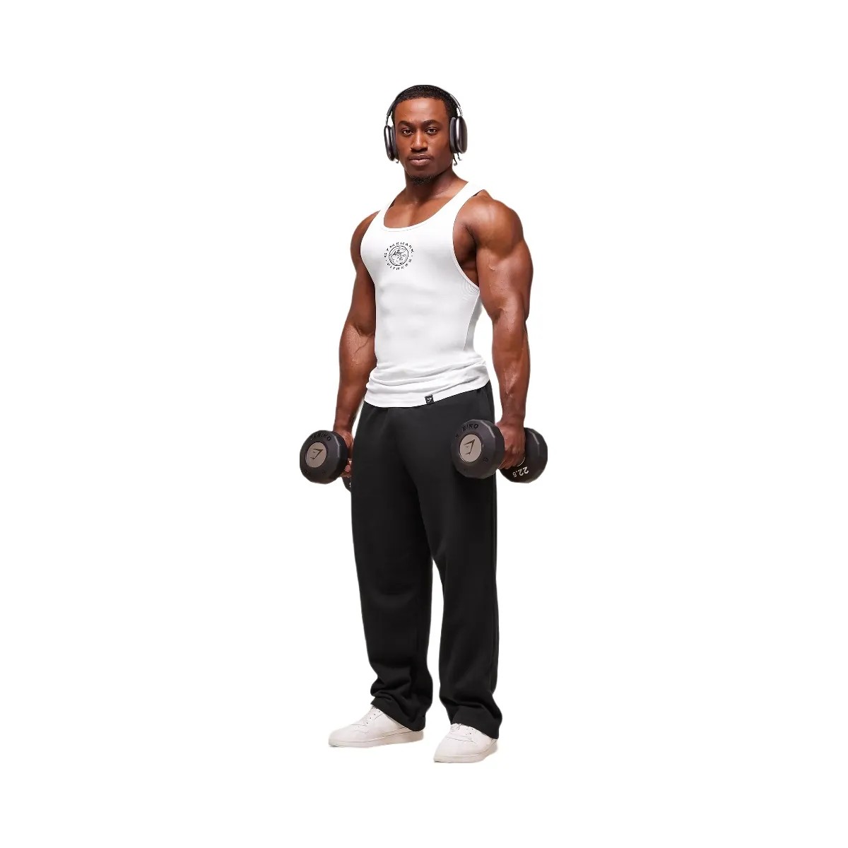 Gymshark Lifting Club Ribbed Tank - White - HypeFly India View 5