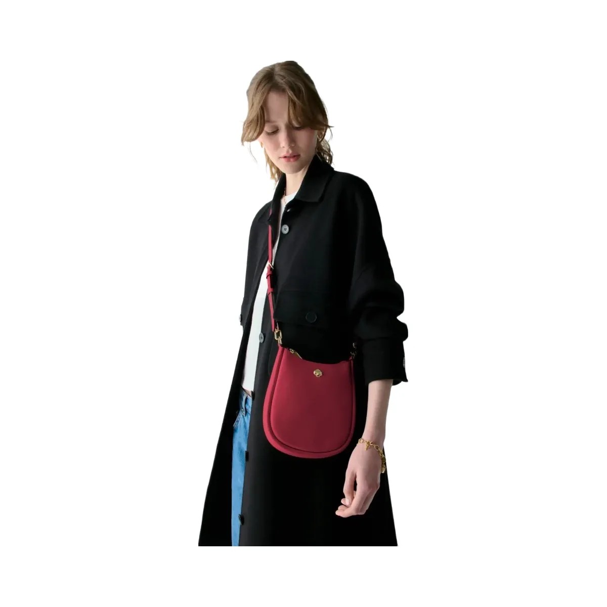Kate Spade Kayla Small Swingpack Crossbody Perfect Cherry - HypeFly India View 2