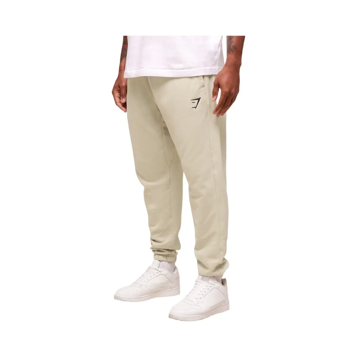 Gymshark Essential Oversized Joggers - Pebble Grey - HypeFly India View 3