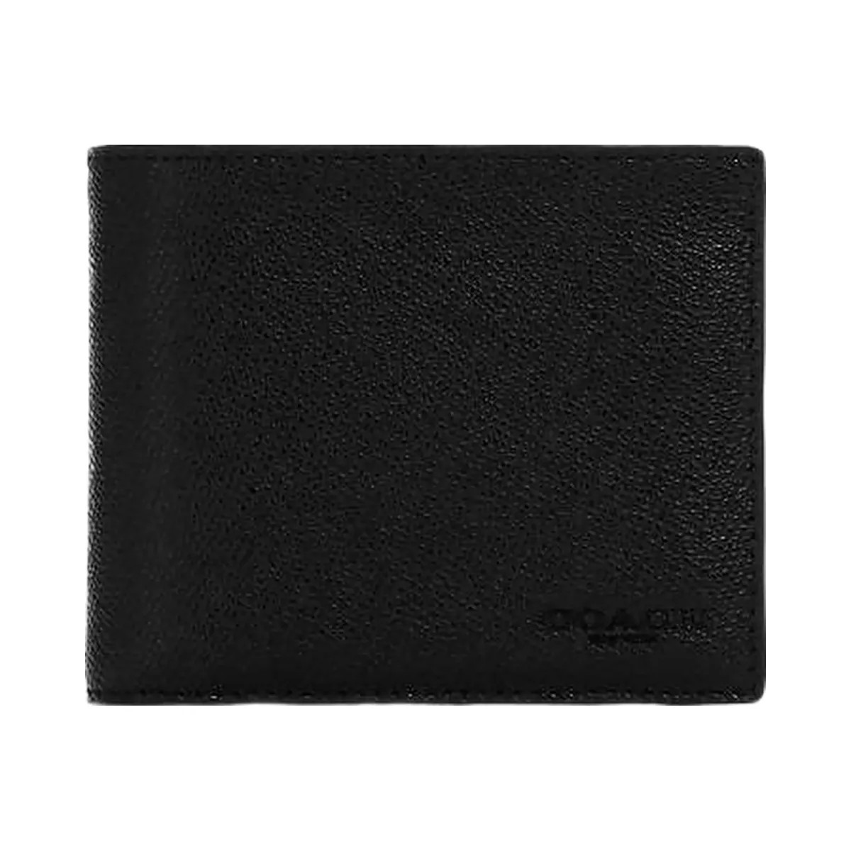 Coach 3 In 1 Wallet Crossgrain Leather-Black - HypeFly India View 1