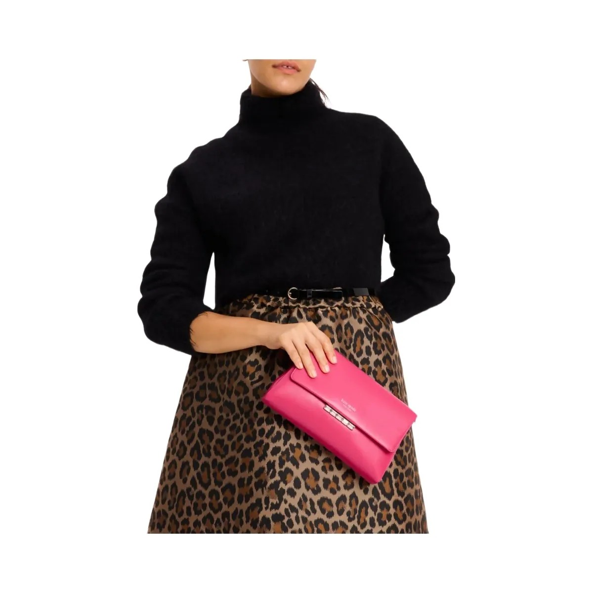 Kate Spade Grace Embellished Lock Clutch Rosehip - HypeFly India View 2
