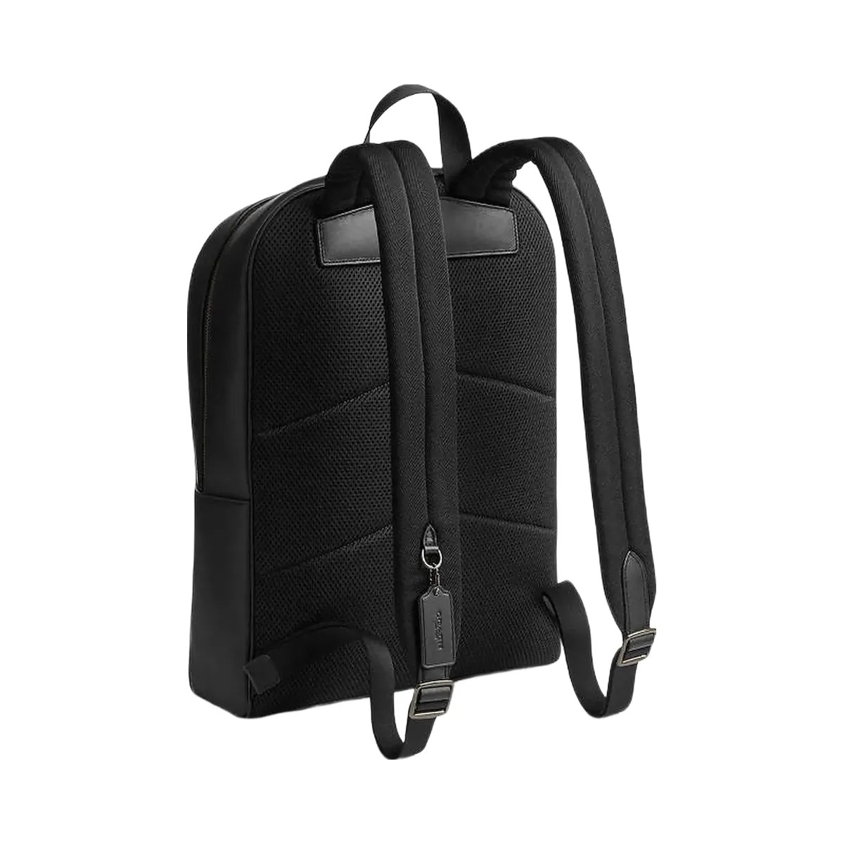 Coach Owen Backpack In Signature Canvas Signature Canvas-Gunmetal-Charcoal-Black - HypeFly India View 3