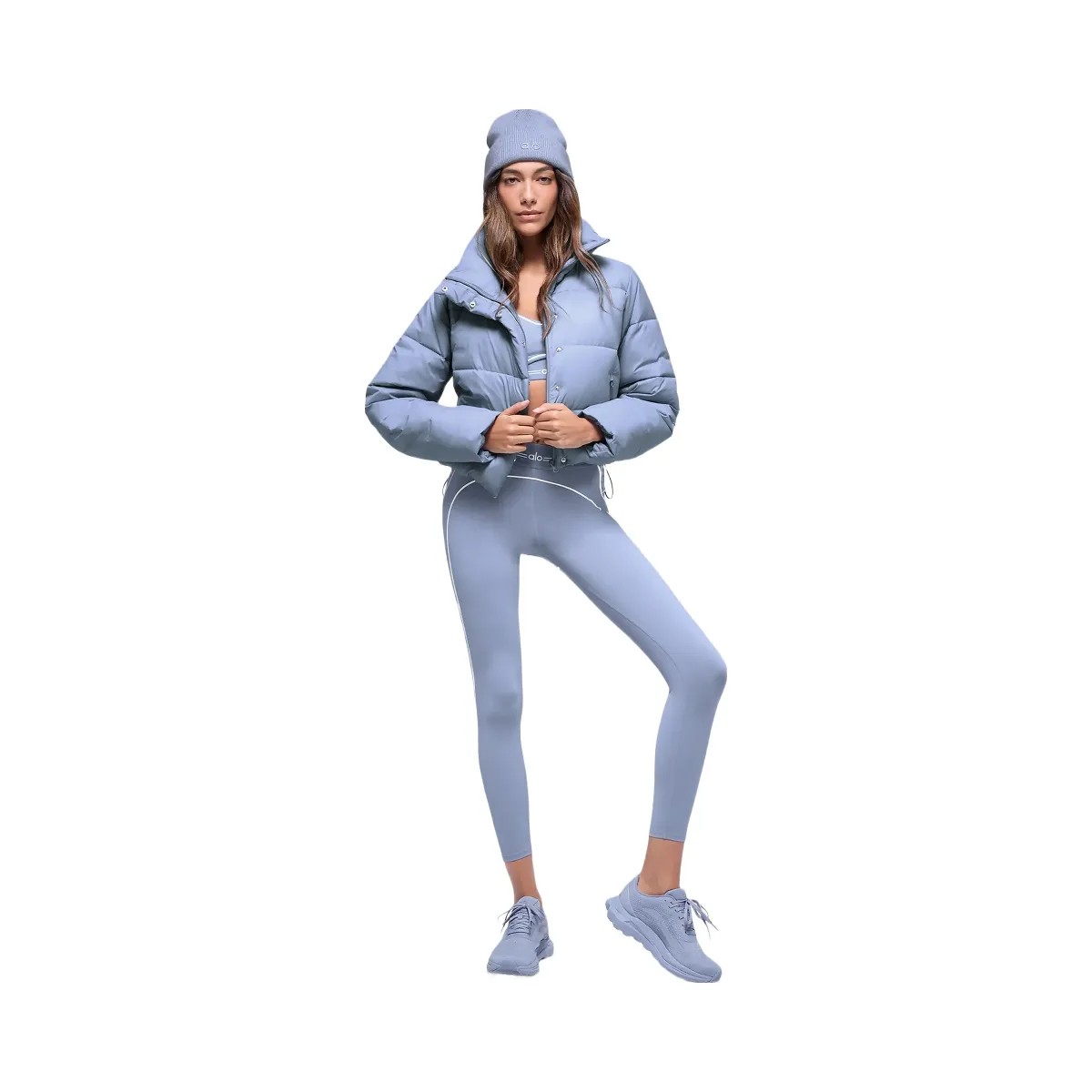 Alo Women's Gold Rush Puffer - Winter Frost - HypeFly India View 4