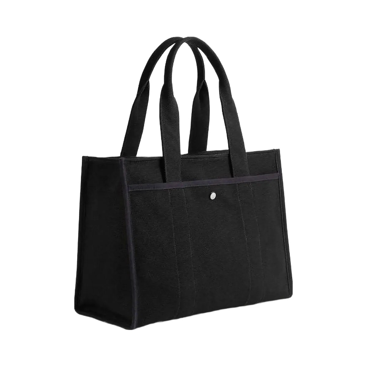 Coach Cargo Tote Bag 42 Canvas-Silver-Black - HypeFly India View 3