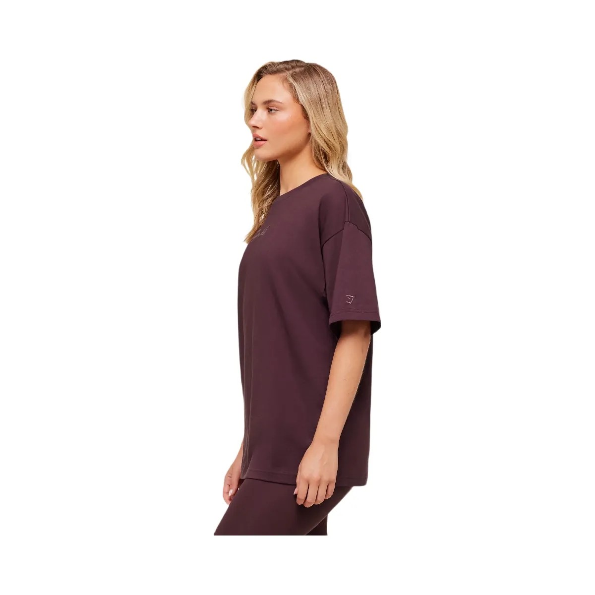 Gymshark All Seasons Graphic Short Sleeve T-Shirt - GS Cherry Purple - HypeFly India View 2