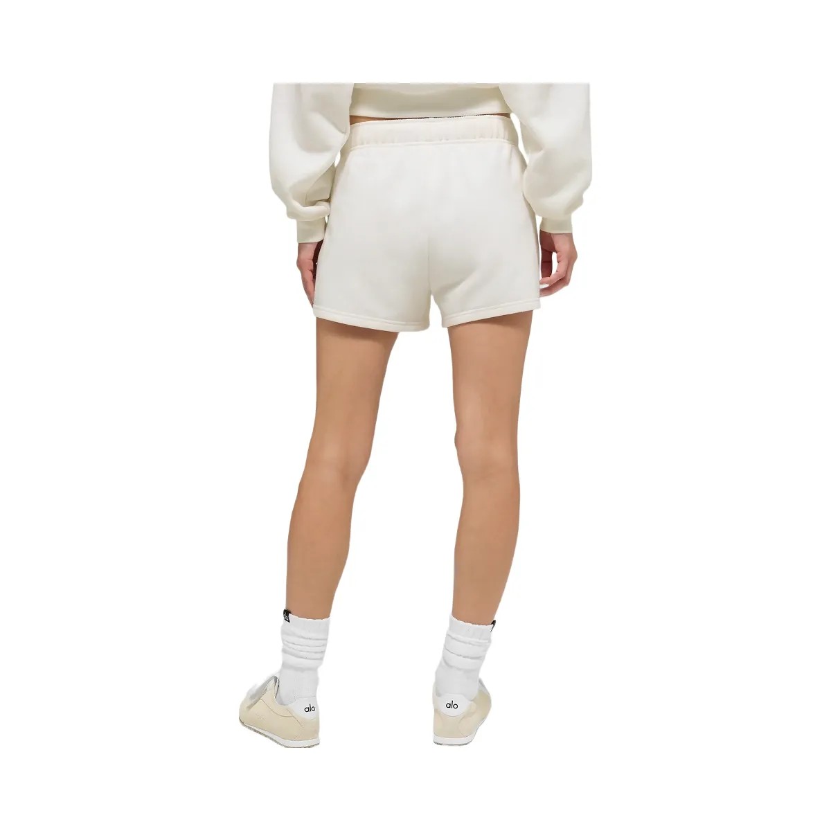 Alo Women's Accolade Short - Ivory - HypeFly India View 3