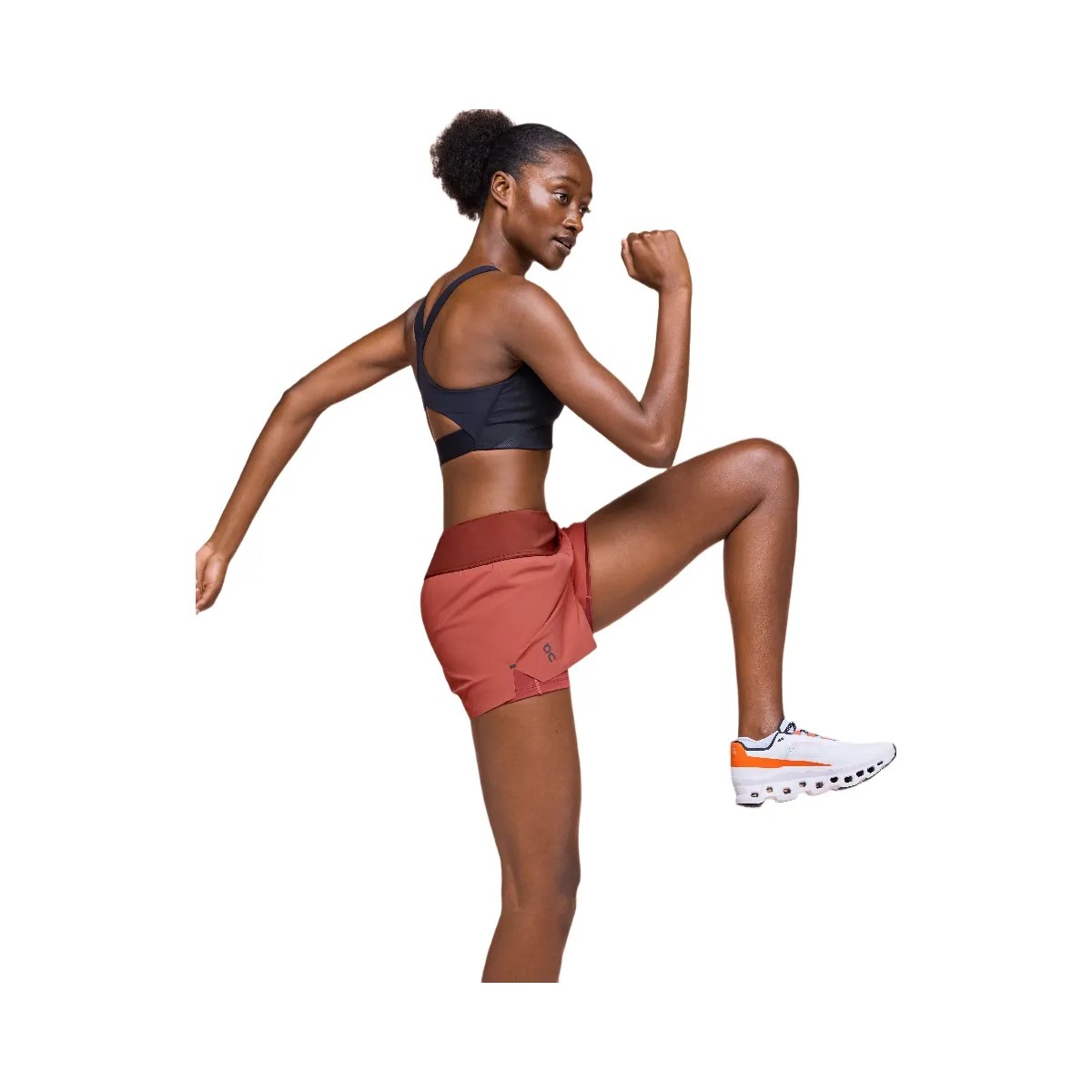 On Running Shorts Auburn | Ruby - HypeFly India View 2