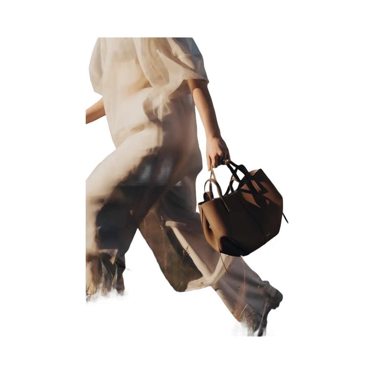 Polene Cyme Mini Textured Camel - HypeFly India View 6