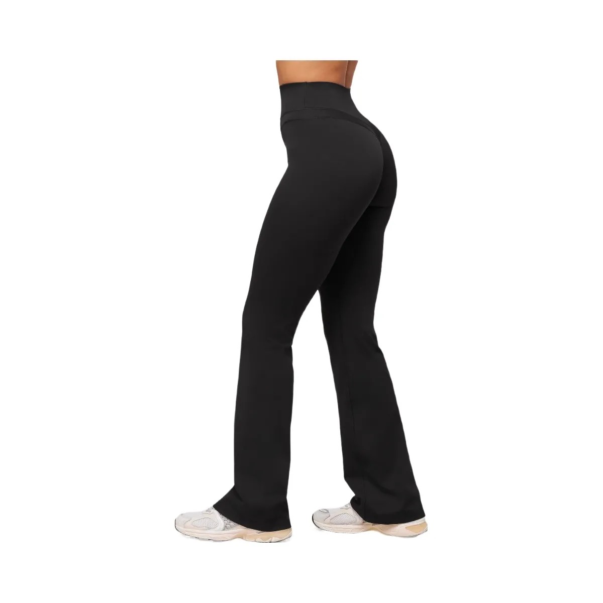 Gymshark Whitney Flared Leggings - Black - HypeFly India View 6