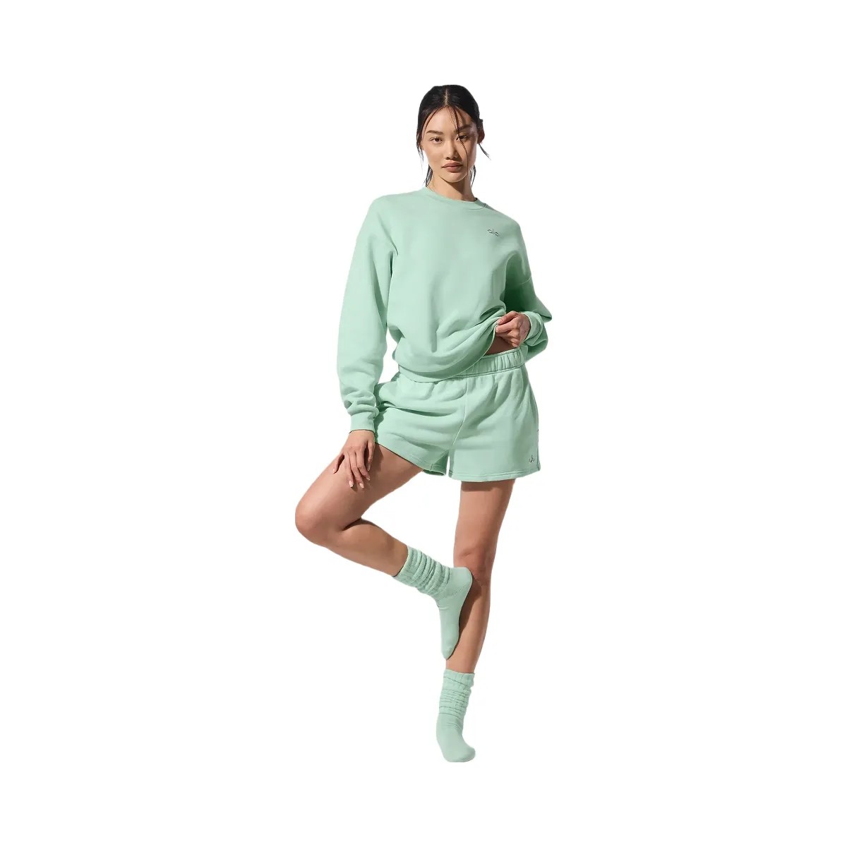Alo Women's Accolade Short - Spearmint - HypeFly India View 3