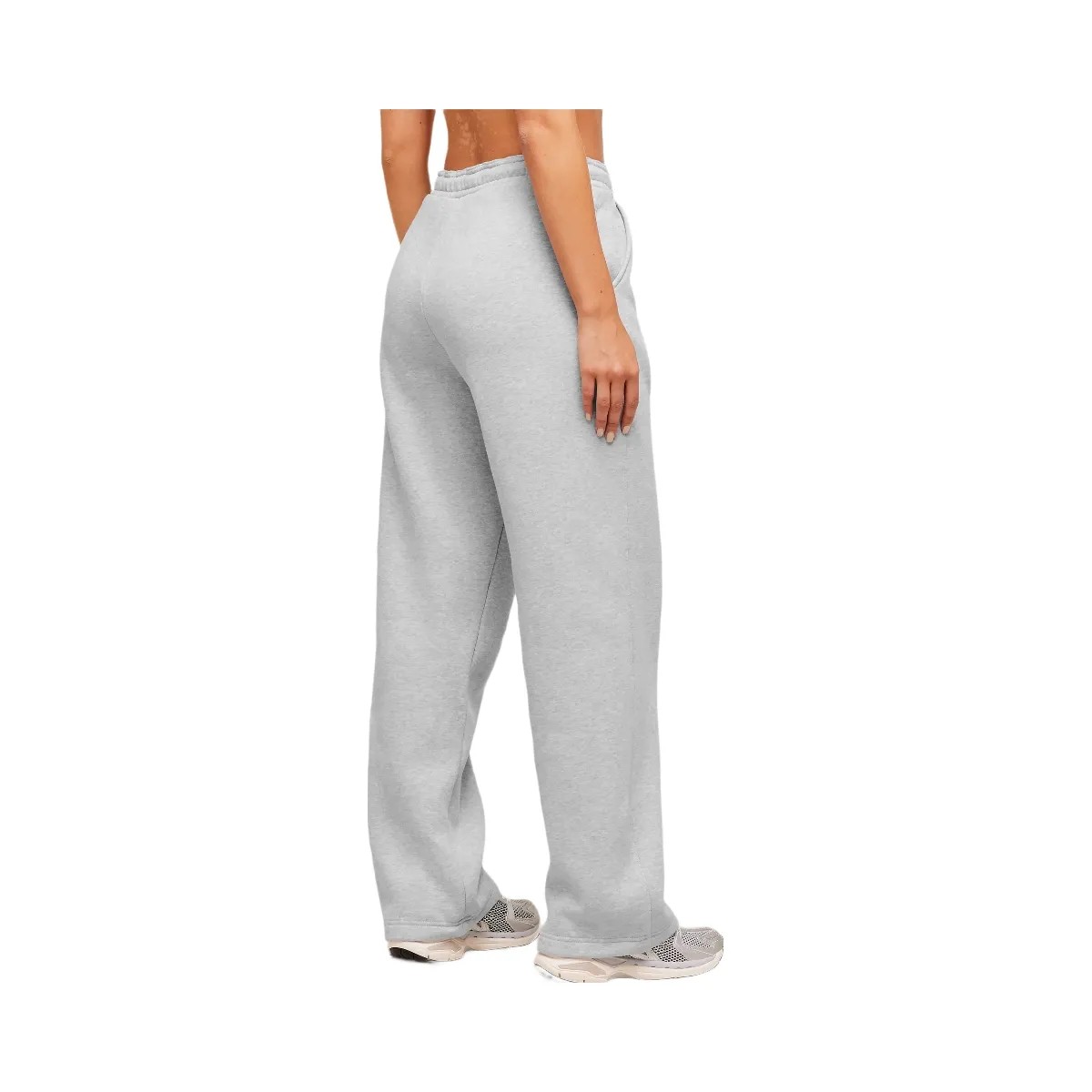 Gymshark Cosy Luxe Straight Leg Joggers - Soft Grey Marl - HypeFly India View 2