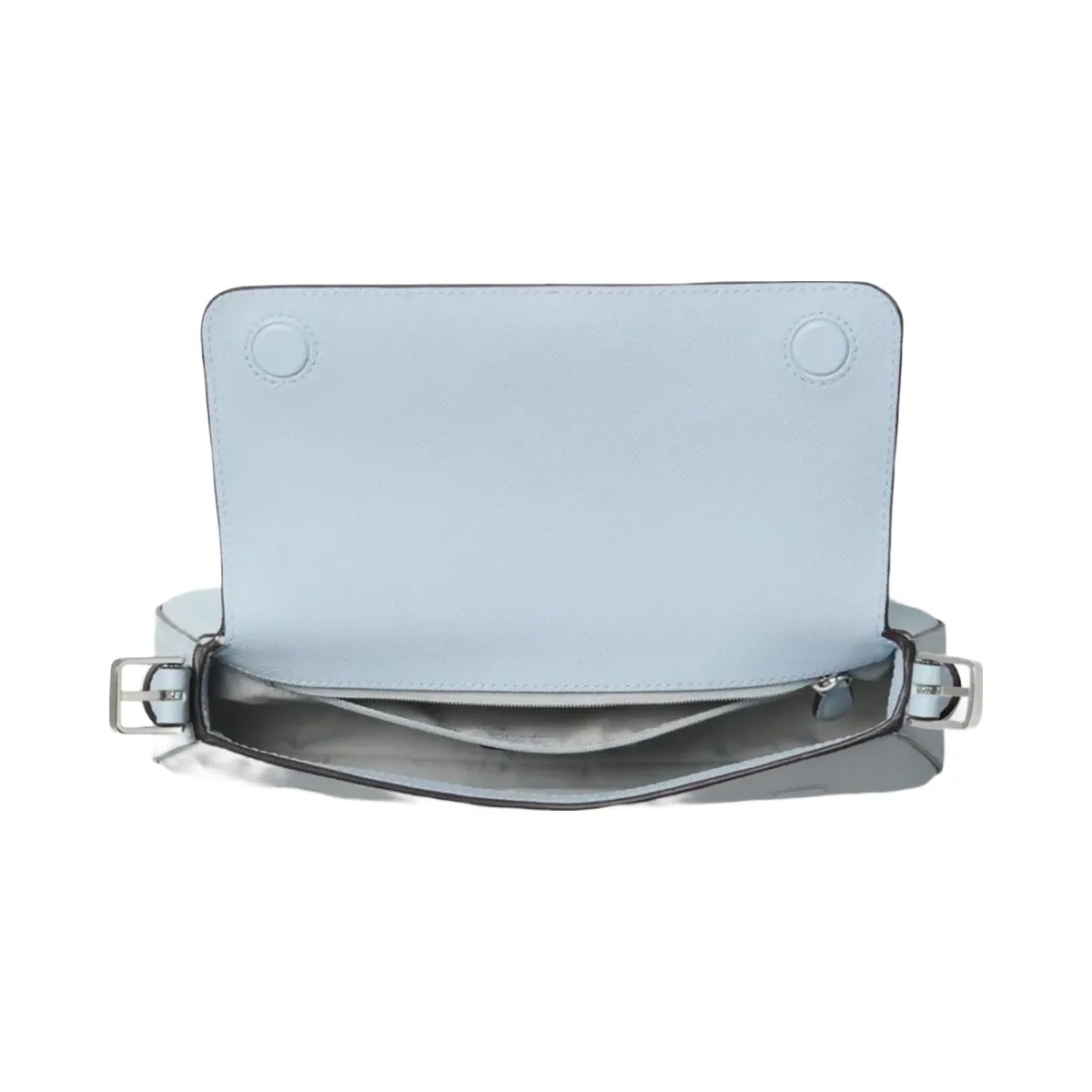 Kate Spade Madison Saffiano Leather Small Flap Shoulder Bag Watercolor Blue - HypeFly India View 4