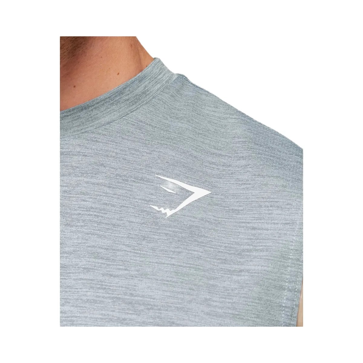 Gymshark Arrival Oversized Tank - Smoke Blue/Denim Grey - HypeFly India View 6