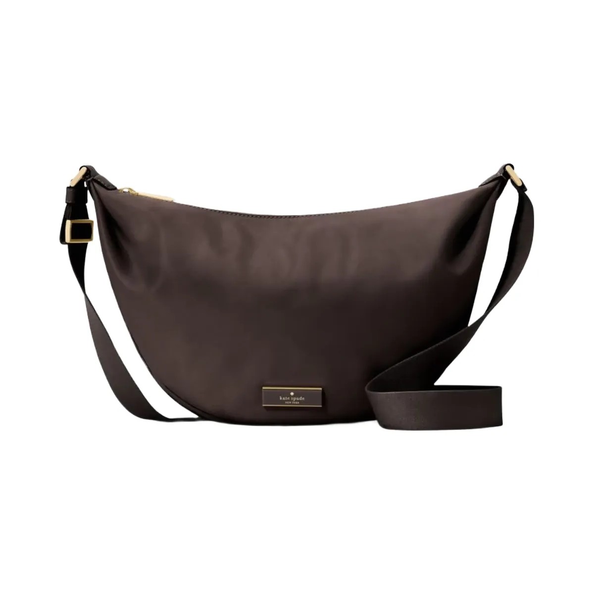 Kate Spade Carter Nylon Medium Sling Bag Hot Fudge - HypeFly India View 1