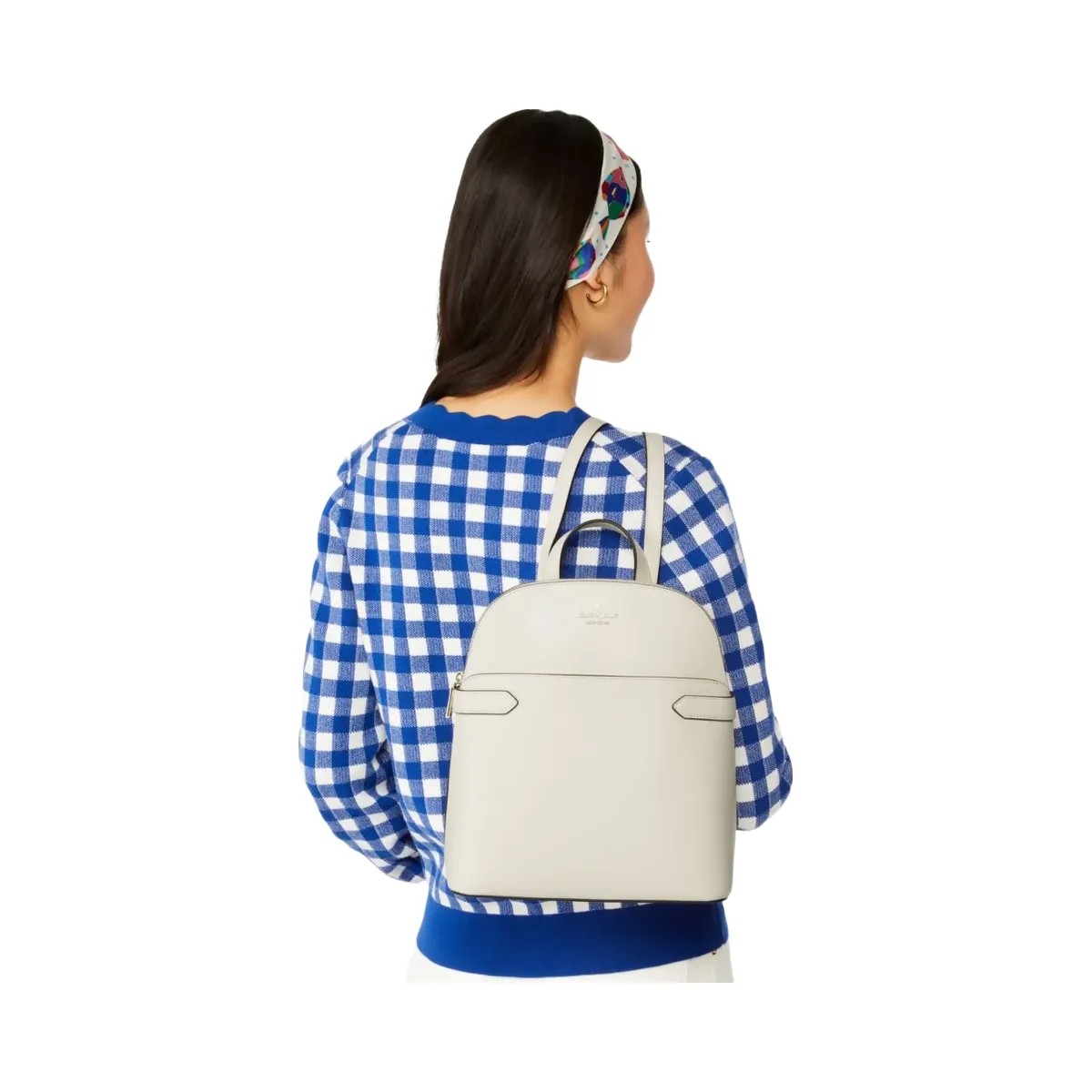 Kate Spade Staci Medium Dome Backpack Meringue - HypeFly India View 2