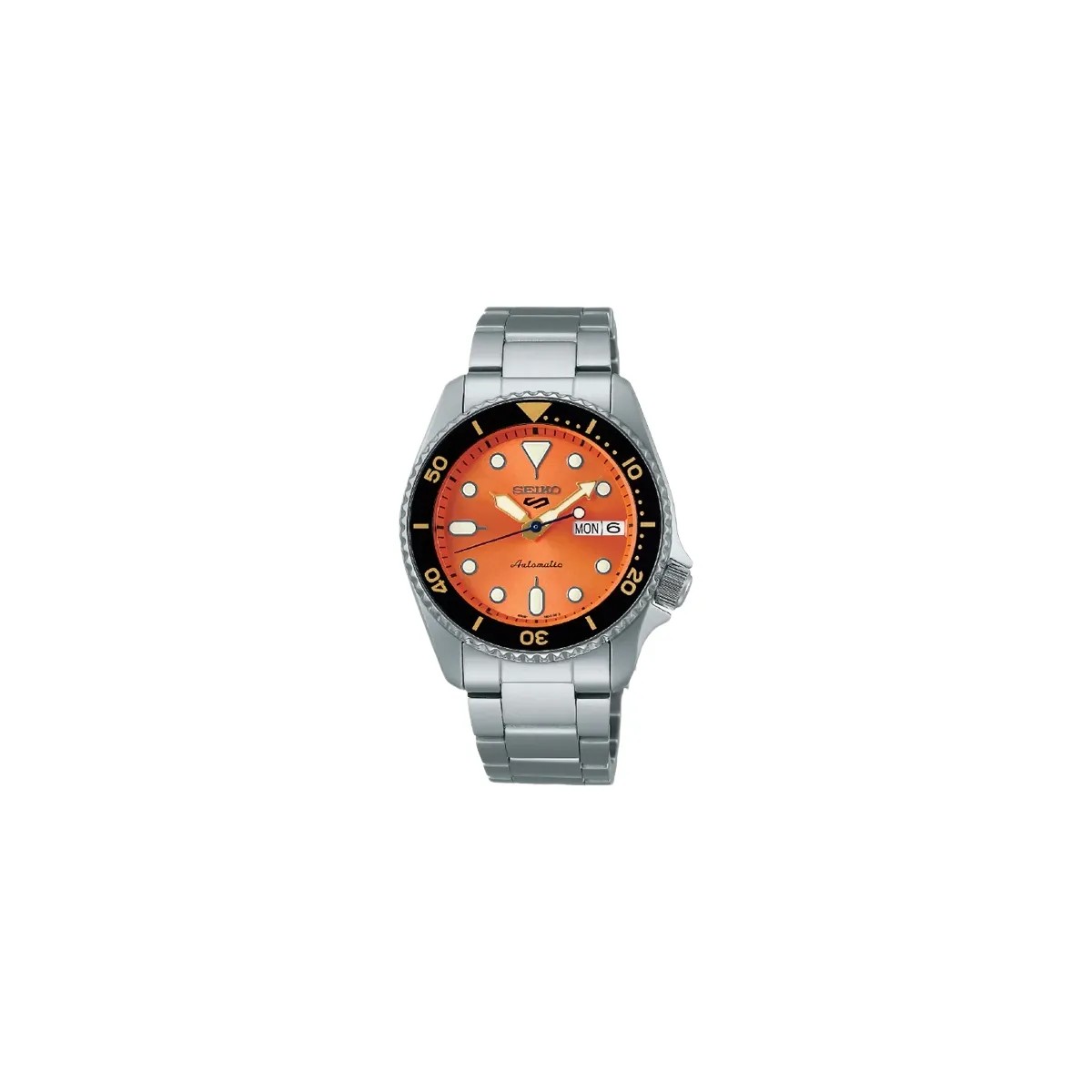 Seiko 5 Sports SKX Midi Orange - SRPK35K1 Men's - HypeFly India View 1