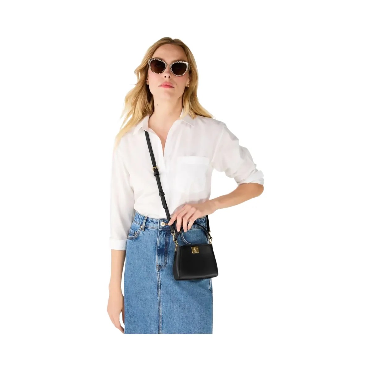 Kate Spade Phoebe Mini Top Handle Crossbody Black - HypeFly India View 2