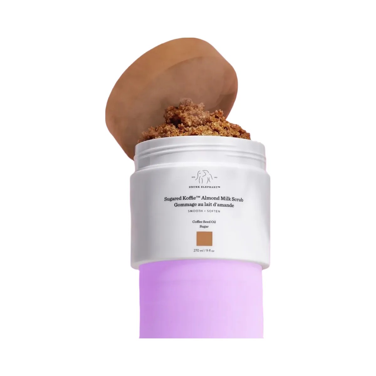 Drunk Elephant Sugared Koffie Almond Milk Body Scrub - HypeFly India View 1