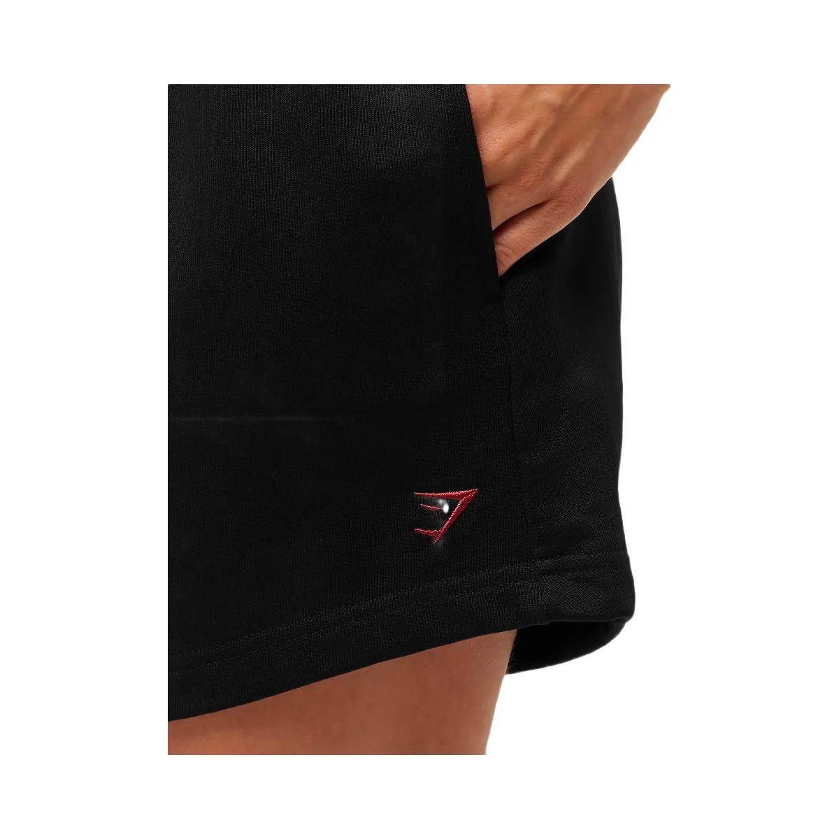 Gymshark Collegiate Graphic Short - Black - HypeFly India View 4