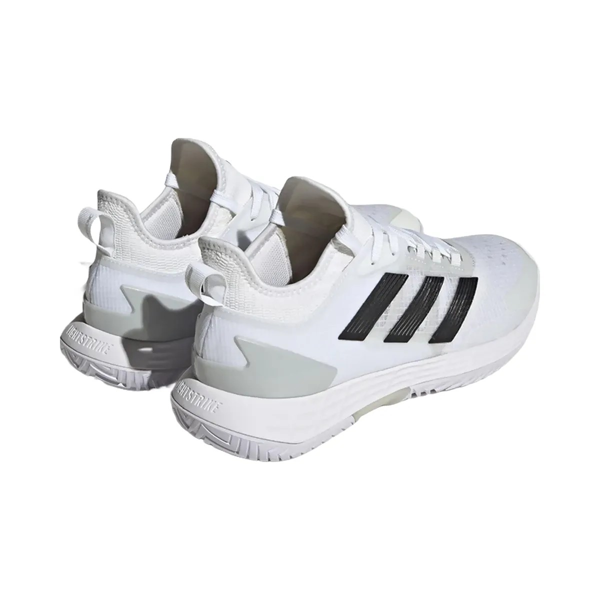 Adidas Adizero Ubersonic 4.1 Cloud White Core Black Matte Silver - HypeFly India View 4