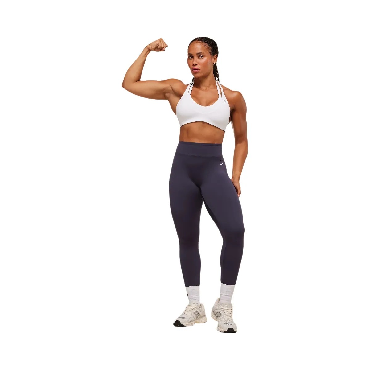 Gymshark Reps Power Leggings - Midnight Purple - HypeFly India View 4