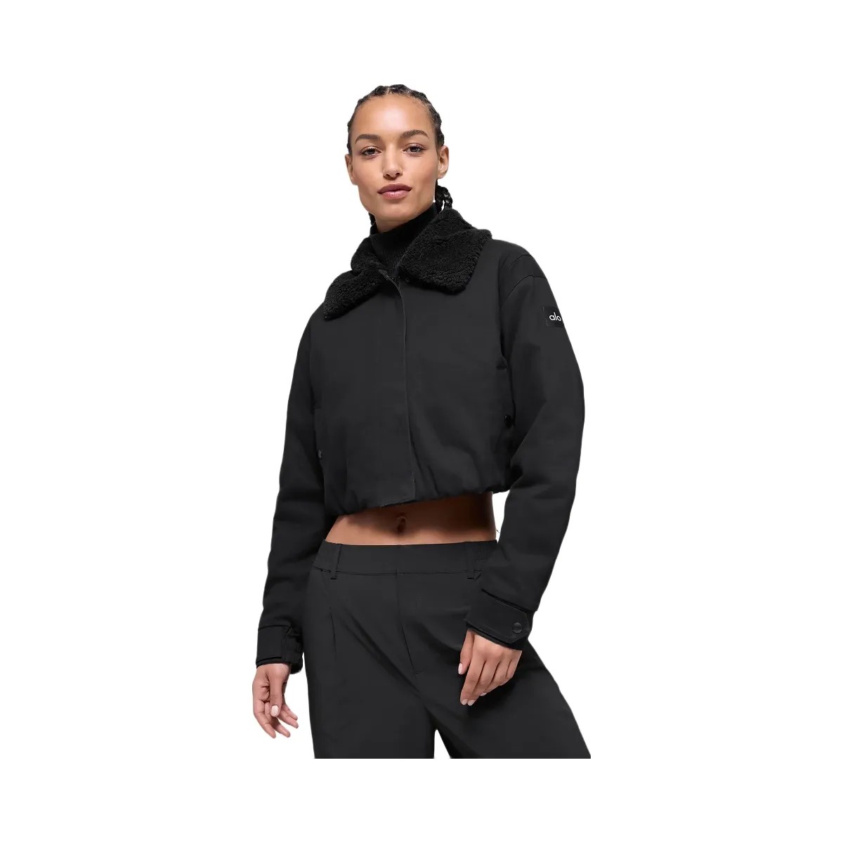 Alo Women's Navigator Jacket - Black - HypeFly India View 1