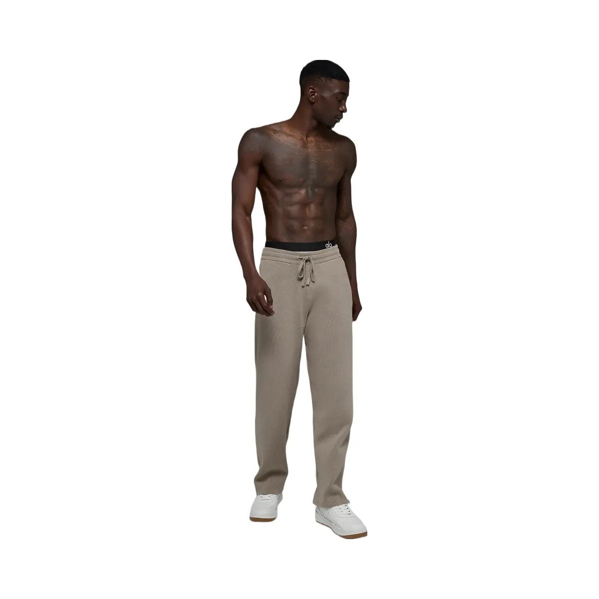 Alo Men's Scholar Straight Leg Sweatpant - Light Cocoa - HypeFly India View 1