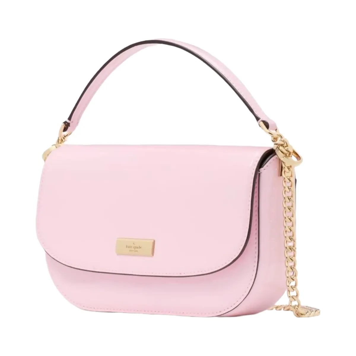 Kate Spade Krista Patent Chain Crossbody Pink Horizon - HypeFly India View 3