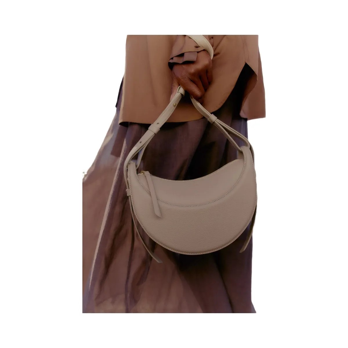 Polene Numero Dix Textured Taupe - HypeFly India View 3