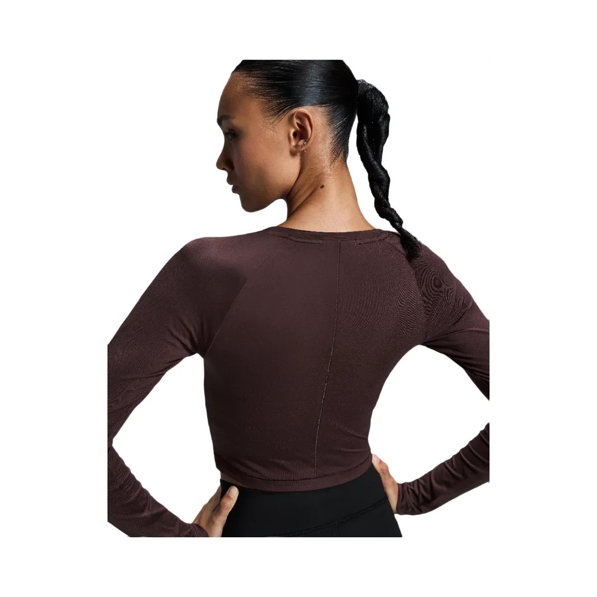 On Movement Long-T Crop Mulberry - HypeFly India View 5