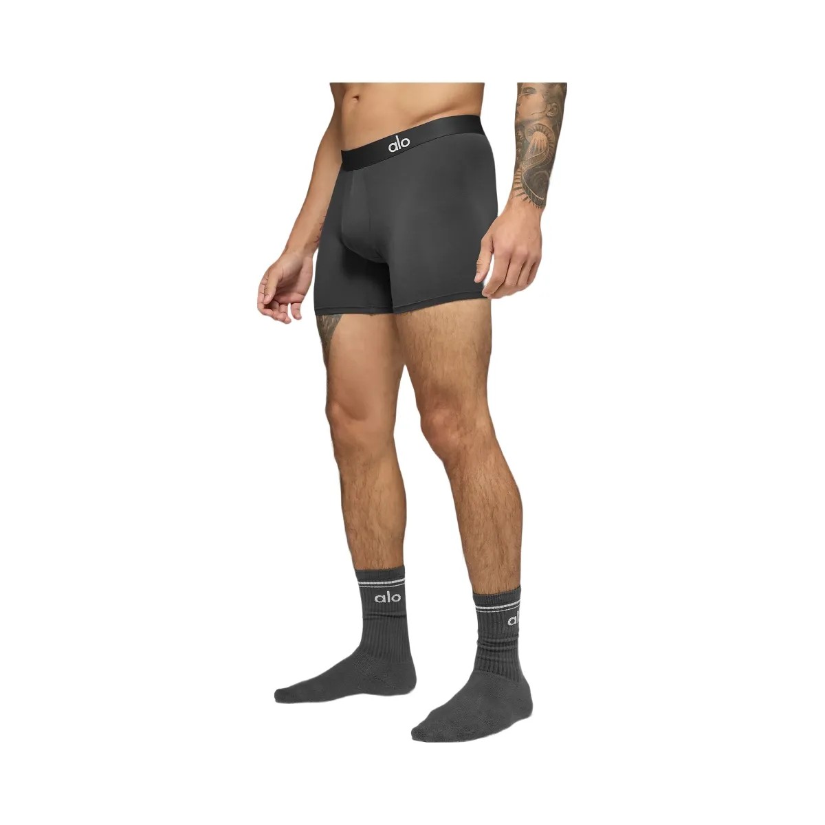 Alo Day And Night Boxer Brief - Anthracite - HypeFly India View 4