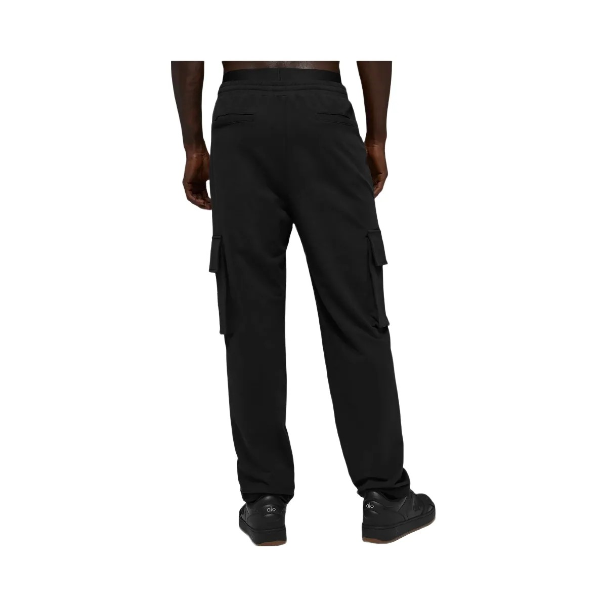 Alo Men's Double Take Cargo Pant - Black - HypeFly India View 4