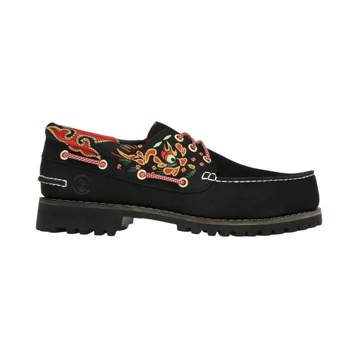 Timberland 3-Eye Classic Lug Handsewn Boat Shoe Clot Black - HypeFly India View 1