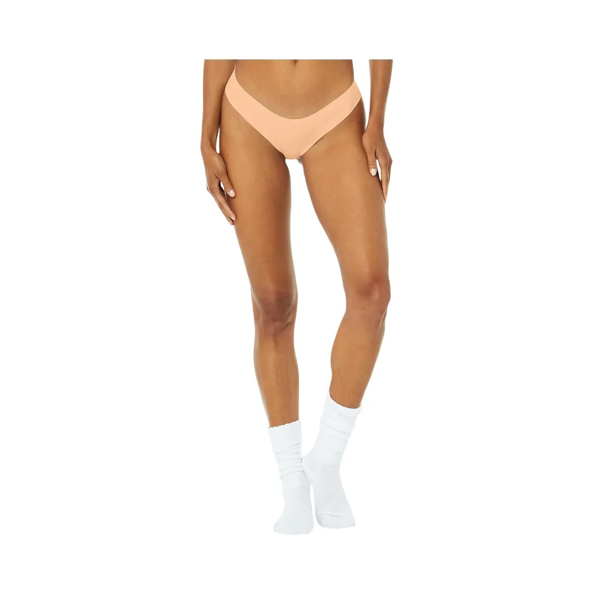 Alo Women's Airbrush Invisible Cheeky - Champagne - HypeFly India View 1