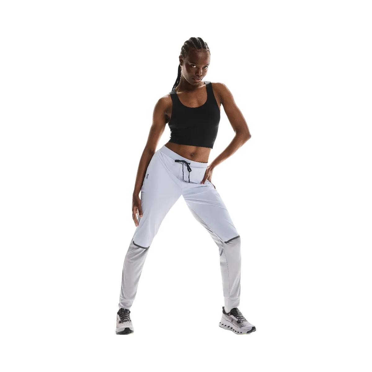 On Weather Pants Nimbus | Lilac - HypeFly India View 2