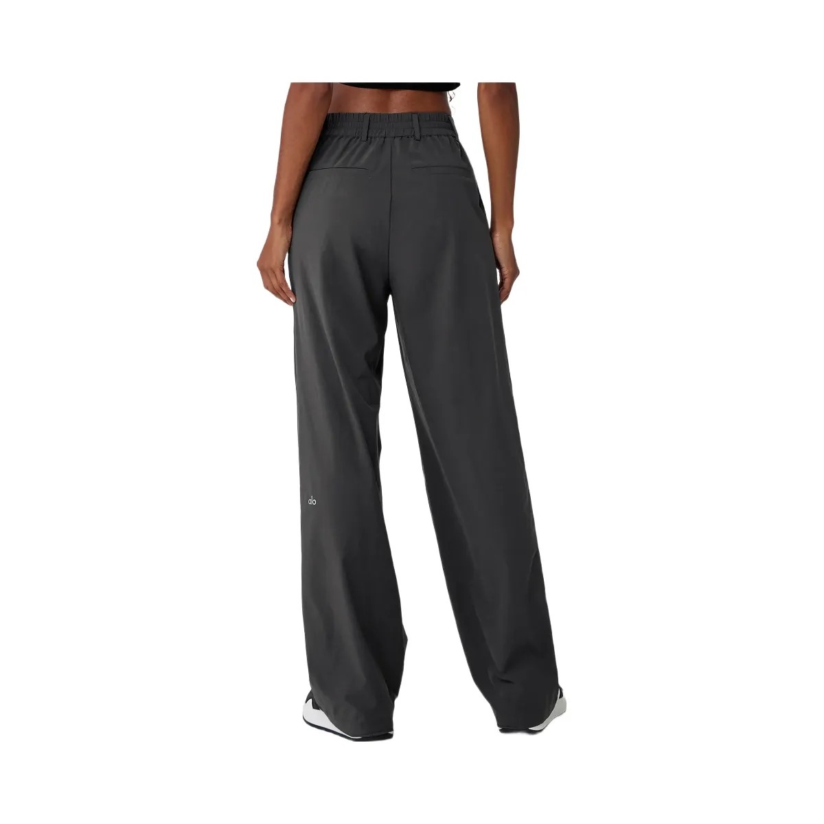 Alo Women's High-Waist Pursuit Trouser - Anthracite - HypeFly India View 3