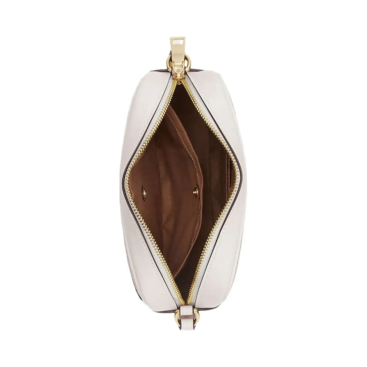 Coach Mini Jamie Camera Bag In Signature Canvas Signature Canvas-Gold-Sand-Chalk - HypeFly India View 4