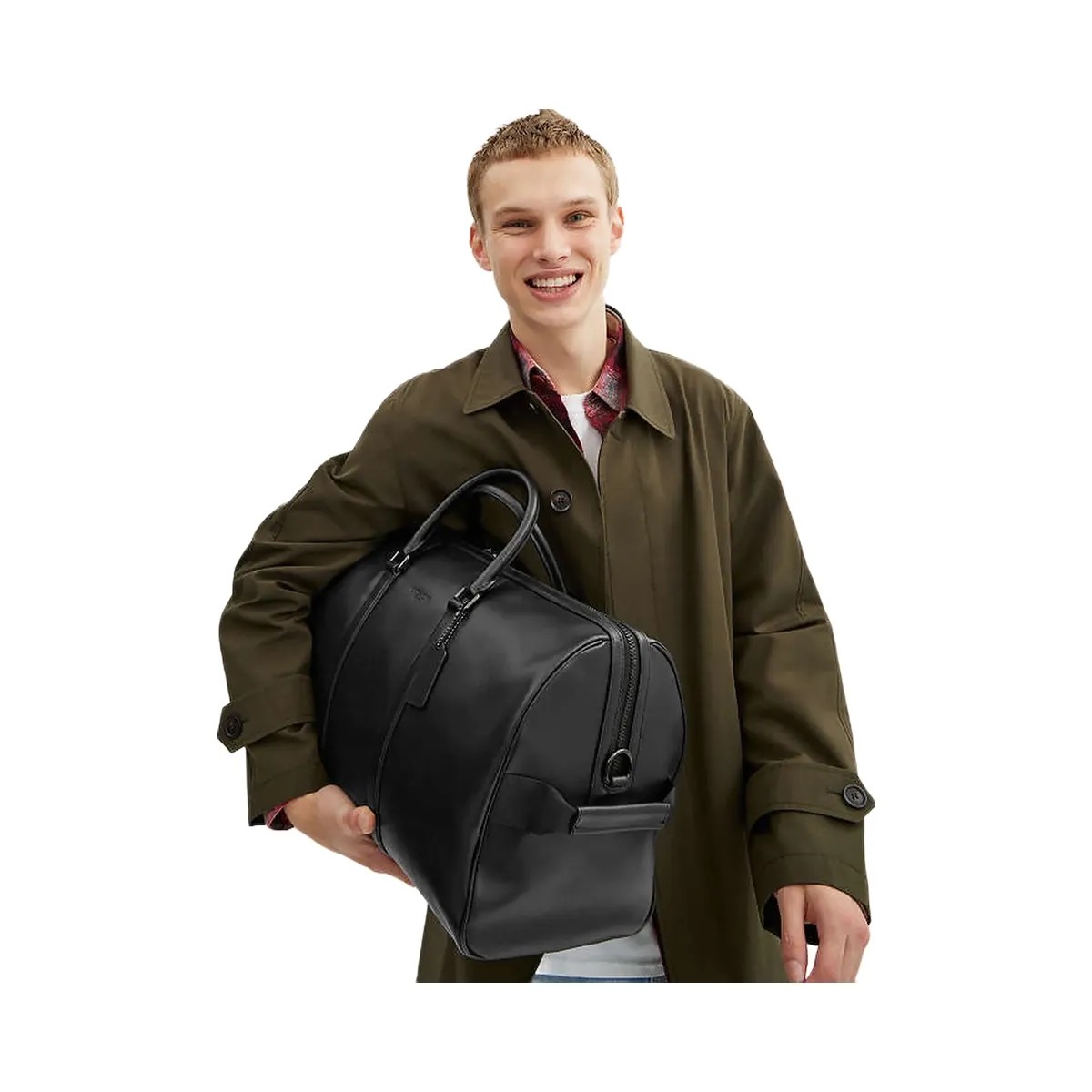 Coach Venturer Bag Smooth Leather-Gunmetal-Black - HypeFly India View 3