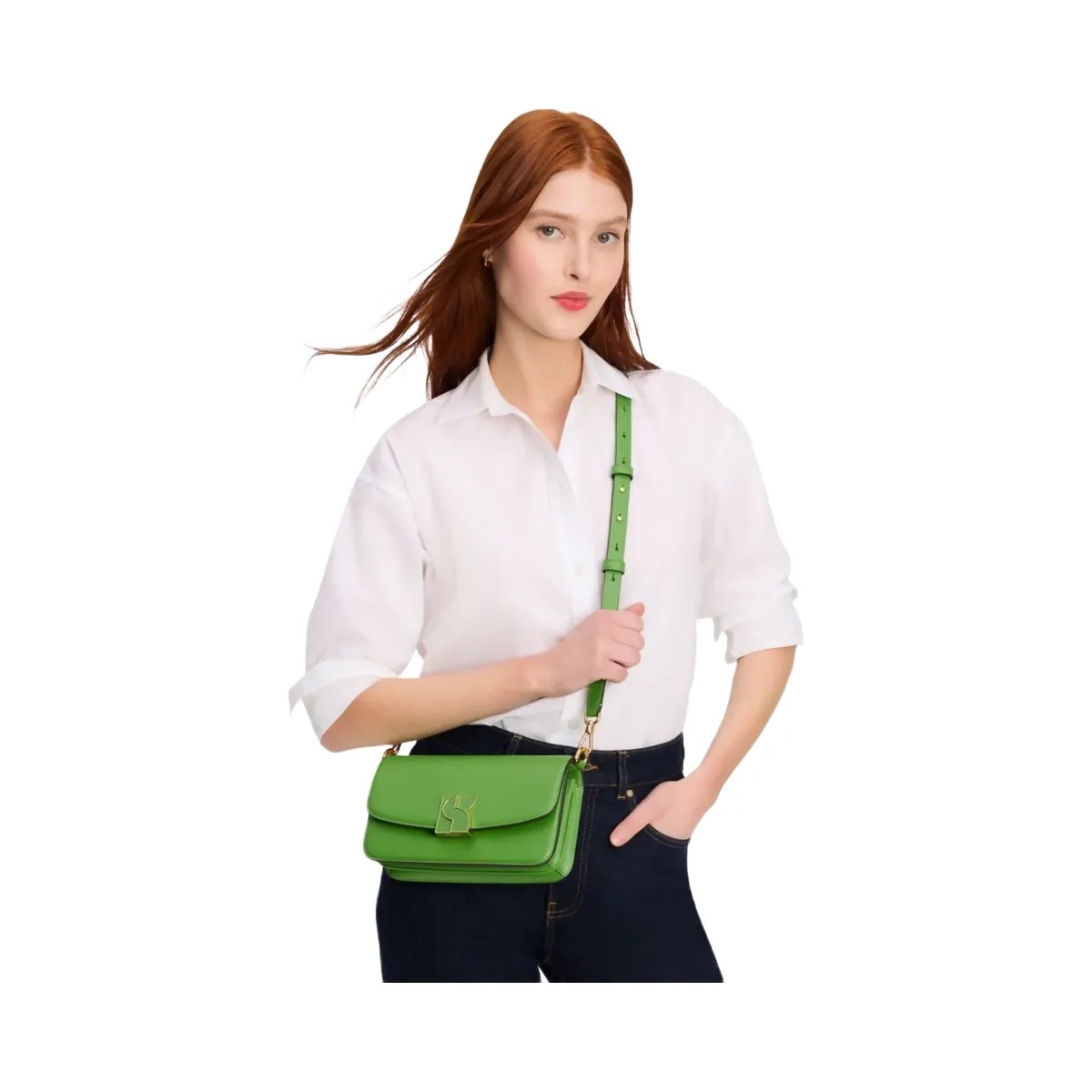 Kate Spade Dakota Small Crossbody KS Green - HypeFly India View 3