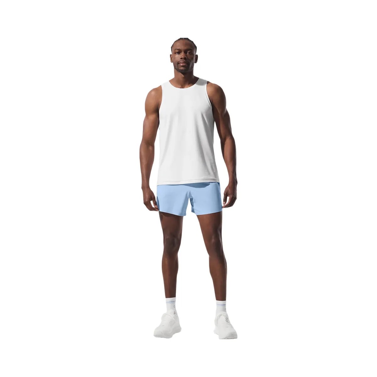 Alo Men's 5" Adapt Running Short - Seashell Blue - HypeFly India View 1