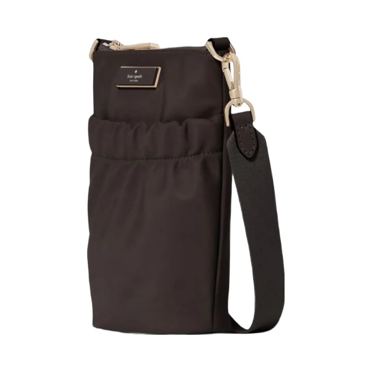 Kate Spade Carter Nylon Phone Crossbody Hot Fudge - HypeFly India View 2
