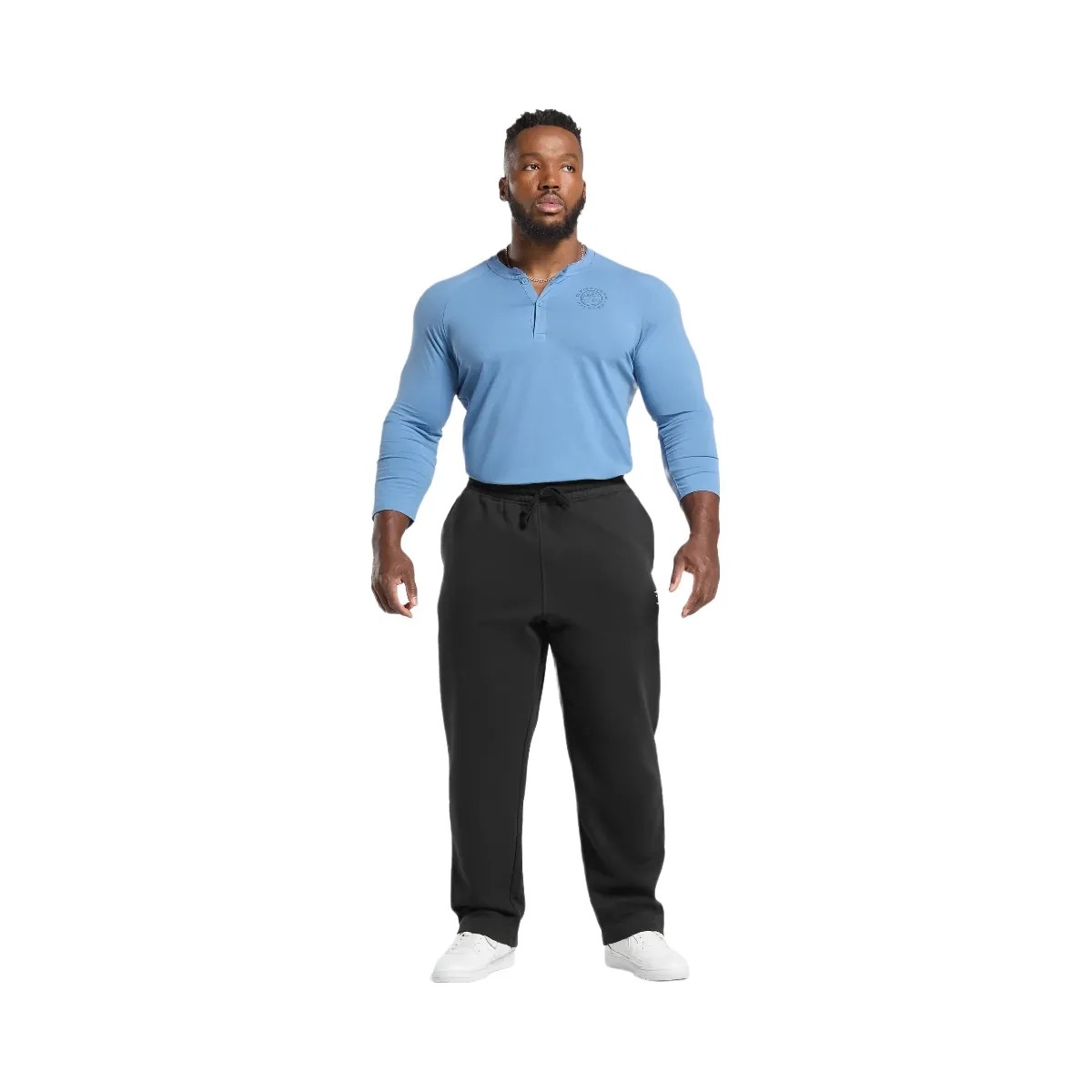Gymshark Legacy Henley - Classic Blue - HypeFly India View 4