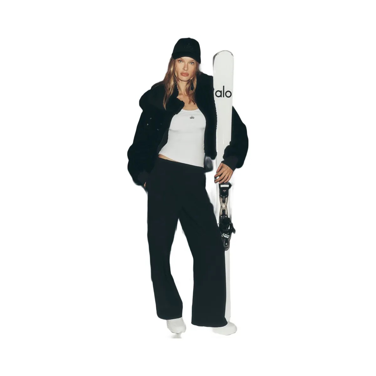 Alo Women's High-Waist Pursuit Trouser (Regular) - Black - HypeFly India View 6