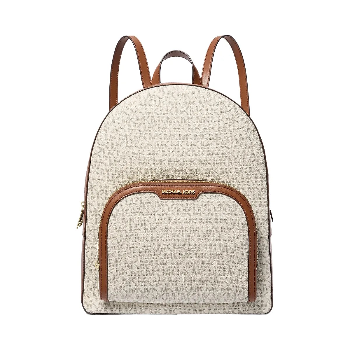 Michael Kors Jaycee Large Logo Backpack Vanilla - HypeFly India View 1