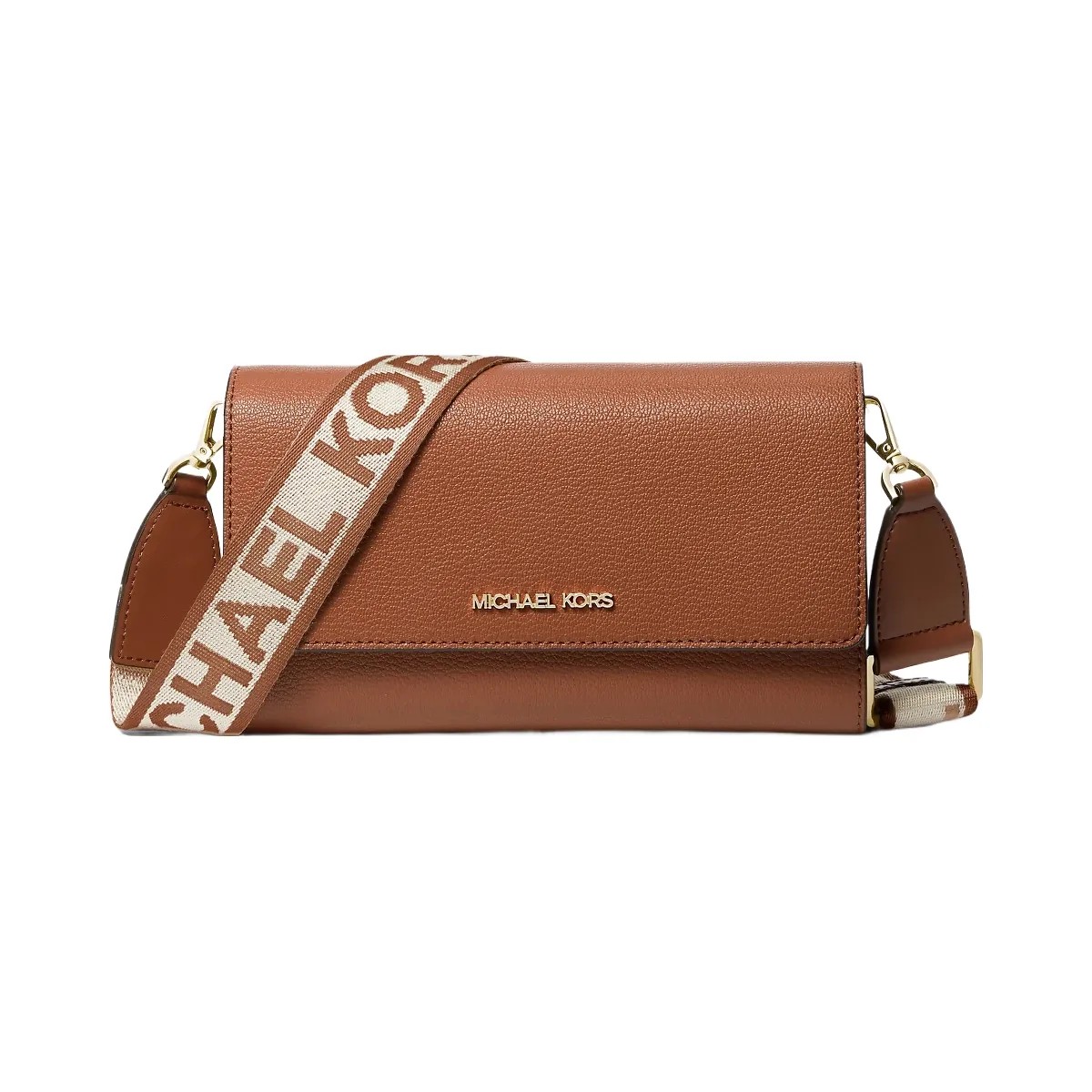 Michael Kors Jet Set Large Leather Crossbody Bag Luggage - HypeFly India View 1
