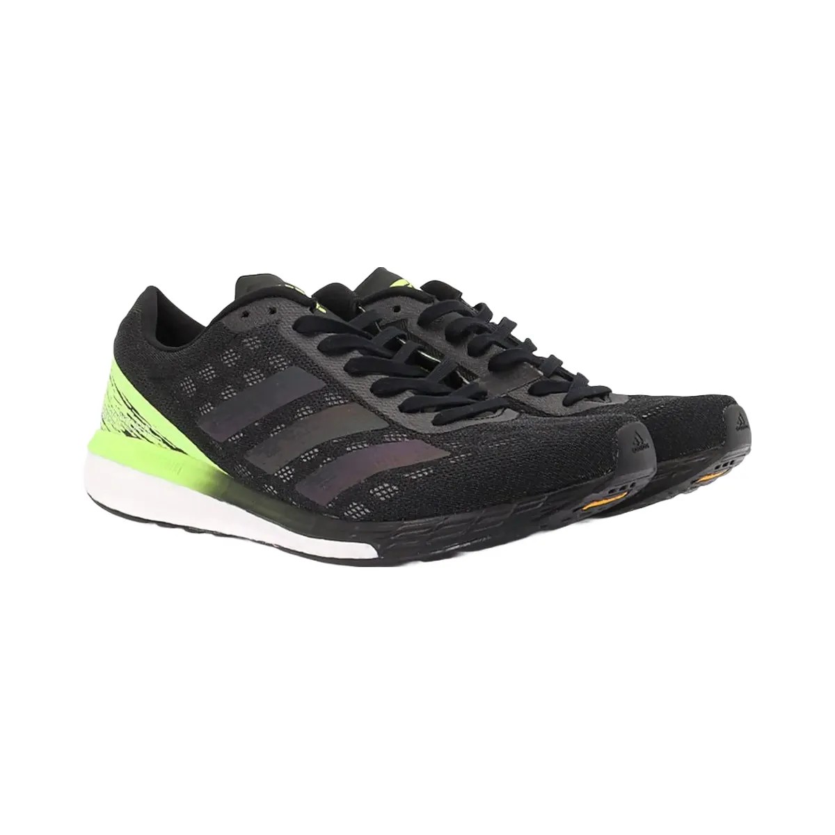 Adidas Adizero Boston 9 Black Signal Green - HypeFly India View 4