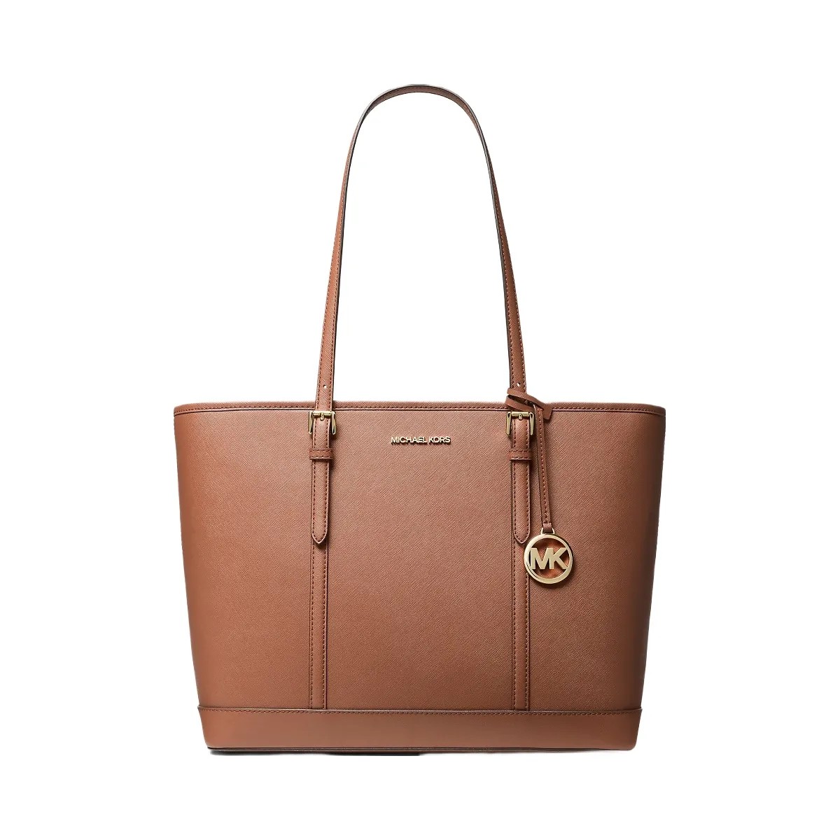 Michael Kors Jet Set Travel Large Saffiano Leather Tote Bag Luggage - HypeFly India View 1