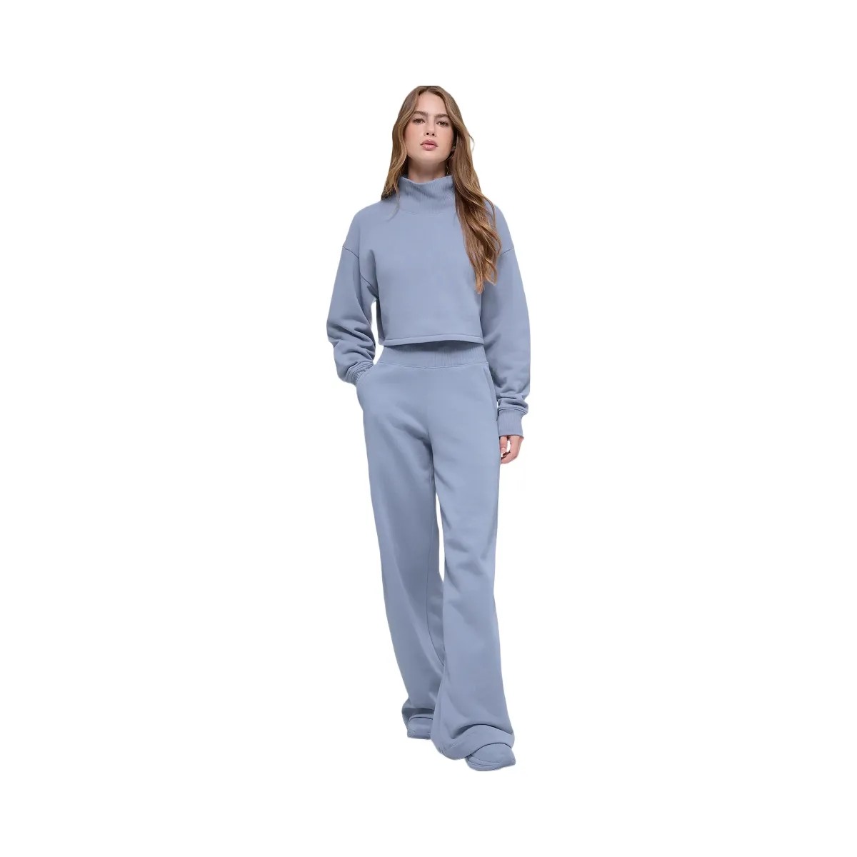 Alo Women's Serenity Wide Leg Sweatpant - Winter Frost - HypeFly India View 6