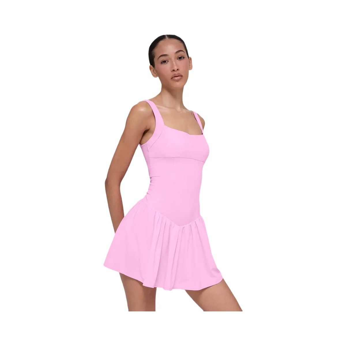 Alo Women's soft Break Point Tennis Dress - Candy Heart Pink - HypeFly India View 1