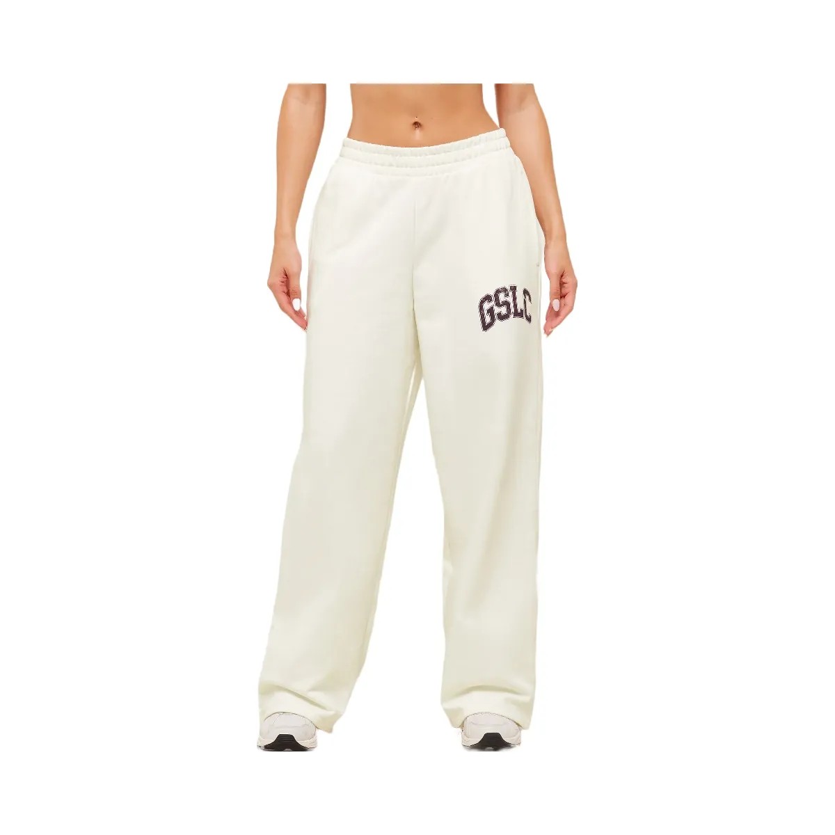 Gymshark GSLC Lifting Club Straight Leg Joggers - Soft White - HypeFly India View 1